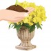 Impatiens Artificial Maintenance-Free Flower Bush - Set of 3, Yellow   